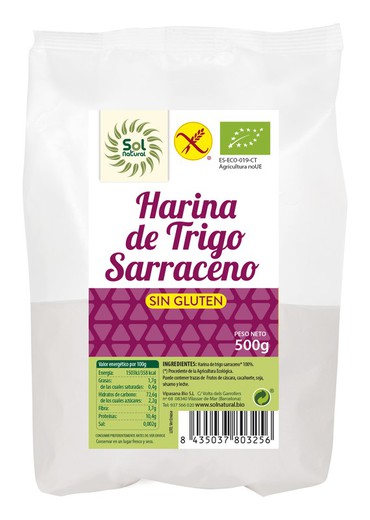Harina De Trigo Sarraceno Sin Gluten Bio 500 G