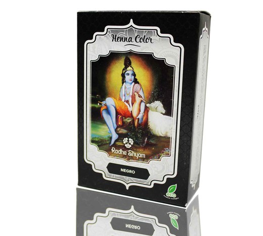 Henna Negre Pols Radhe Shyam 100 Gr