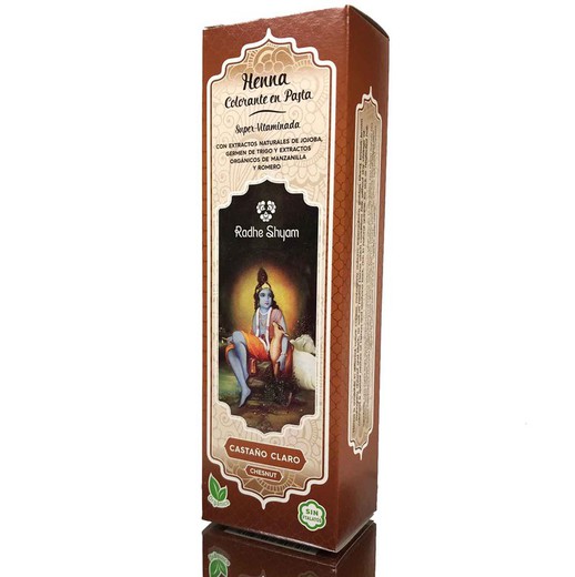 Henna Pasta Castanyer Clar Radhe 200 Ml