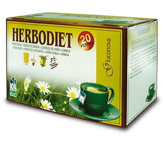 Herbodiet Gluconova 20 Filtros