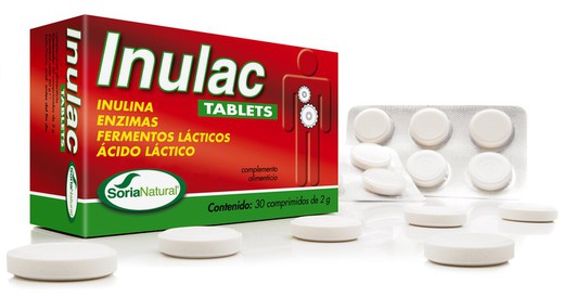 Inulac 30 Tabletas Soria Natural