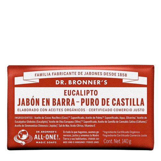 Jabon En Barra Eucalipto 140g