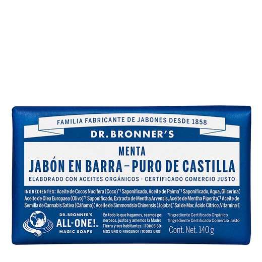 Jabon En Barra Menta 140g