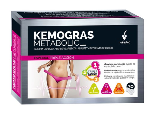 Kemogras Metabolic 30 Caps Veg.