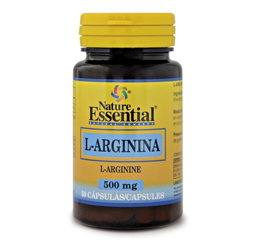 L-Arginina 500 Mg 50 cápsulas