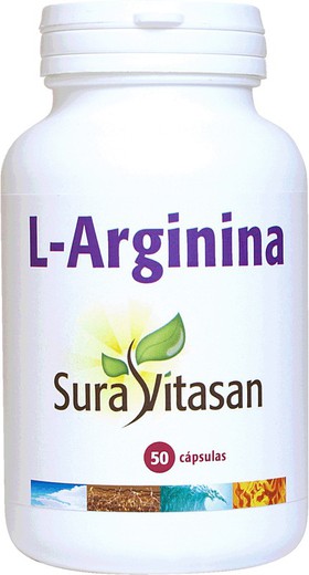 L Arginina 500 Mg 50 cápsulas