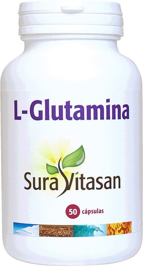 L Glutamina 500 Mg 50 cápsulas