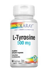 L-Tirosina 500 Mg 50 cápsulas