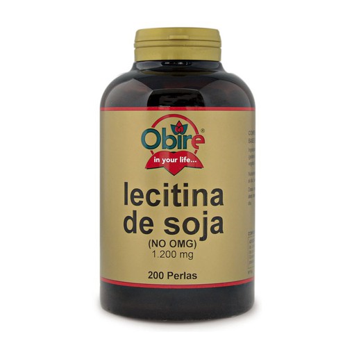 Lecitina De Soja 1200 Mg 200 Perles