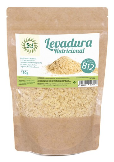 Levadura Nutricional Con Vitamina B-12 150 G