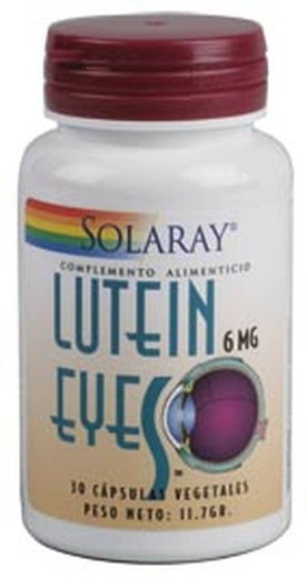 Lutein Eyes 6mg (Solaray) 30 Cápsulas Vegetales