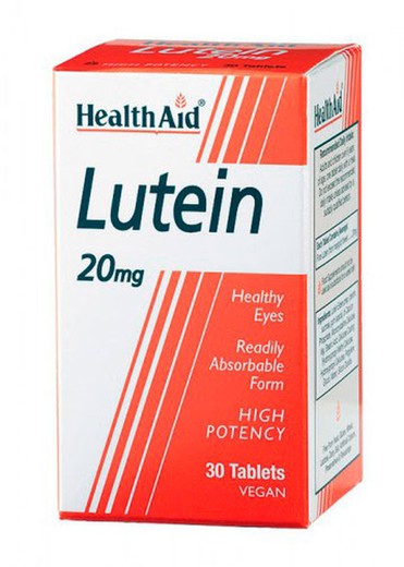 Luteina 20mg 30 Comprimidos Health Aid