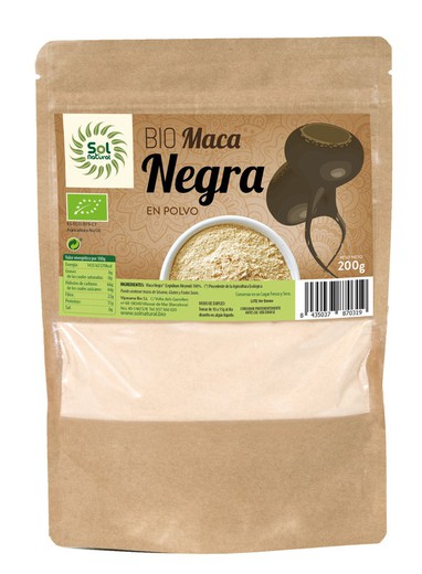 Maca Negra En Polvo Bio 200 G