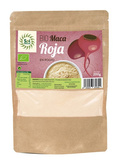 Maca Roja En Polvo Bio 200 G