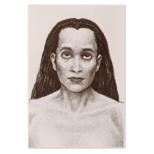 Mahavatar Babaji Tamaño Bolsillo, Sepia 6,2x8,6cm