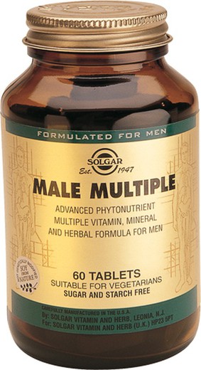 Male Multiple 60 Comprimidos Solgar