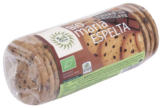 Marias D'Espelta Chips Xocolata Bio 200 G