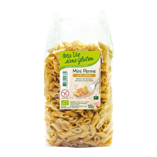 Mini Penne Arroz Integral Ma Vie Sans Gluten 500g