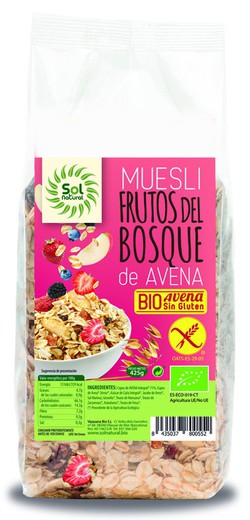 Muesli Civada F. Del Bosc Bio S/Gluten 425 G