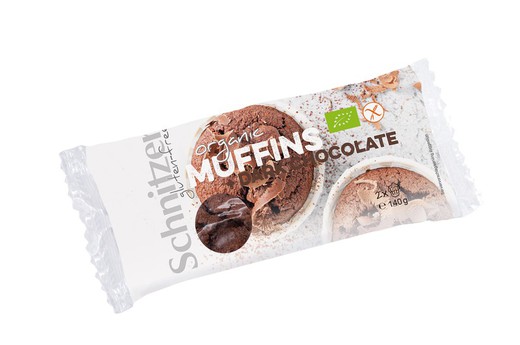 Muffins De Chocolate Sin Gluten 140 G Bio