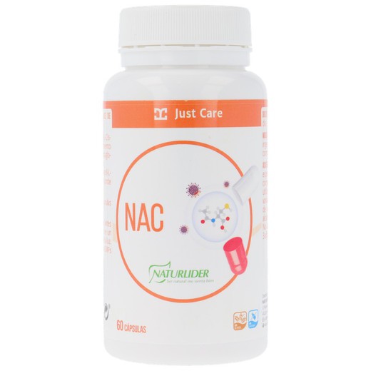 Nac 600 mg n acetil cisteina 60 vcápsulas