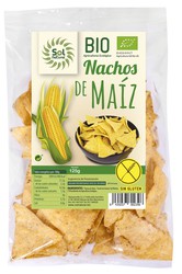 Nachos De Maiz Natural Sin Gluten Bio 125 G