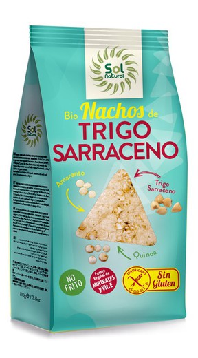 Nachos Trigo Sarraceno Amaranto Y Quinoa 80 G