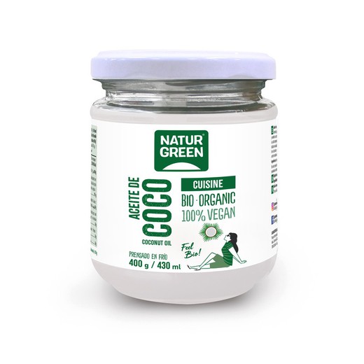 Naturgreen Oli De Coco Suau Pot 400 G.