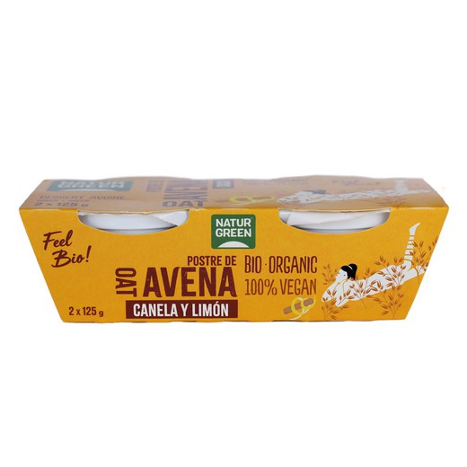 Naturgreen Civada Canyella Limon 2 X 125 Gr