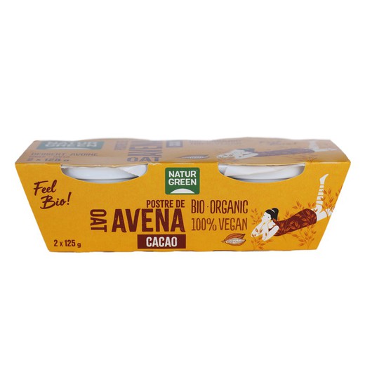 Naturgreen Civada Xocolata 2 X 125 Gr