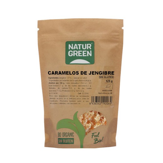 Naturgreen Caramels De Gingebre 125 Grs Tous