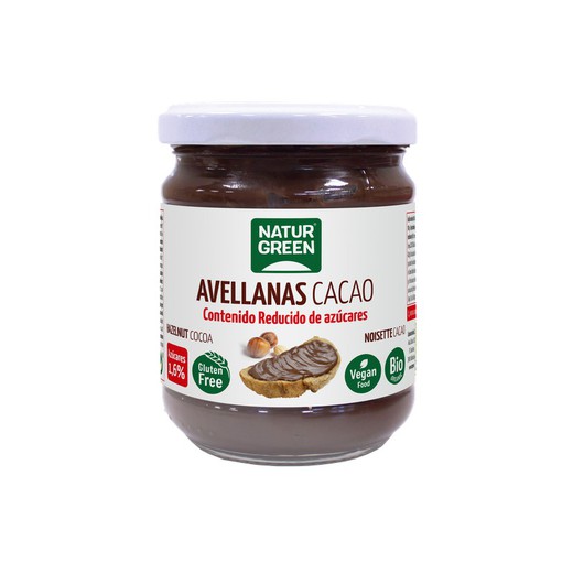 Naturgreen Crema Avellanas Cacao Contenido Reducid