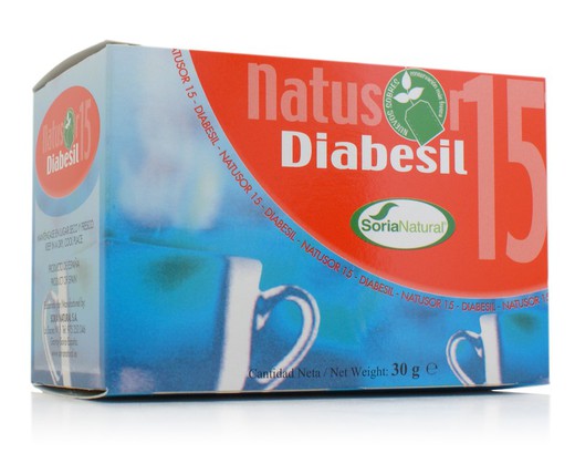 Natusor 15 Diabesil Infusió Caixa 20 Filtres Soria Natural