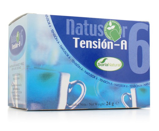 Natusor 6 Tensión-A Infusión Caja 20 Filtros Soria Natural