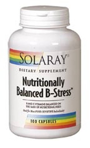 Nutritionally Balanced B-Stress (Solaray) 100 Cápsulas Vegetales