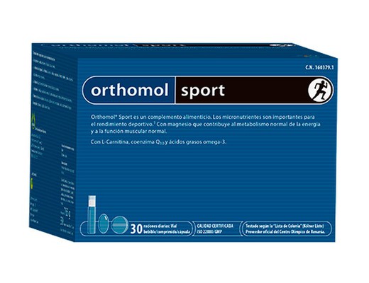 Orthomol Sport 30 Vials + 2 Rajoles