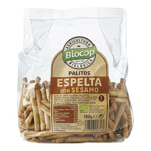 Palitos Espelta Sesamo Biocop 150 G