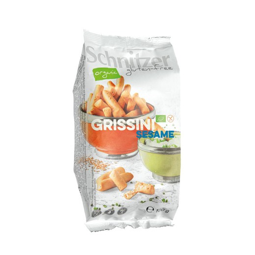 Palitos Grissini Sesamo S/G Schnitzer 100 G