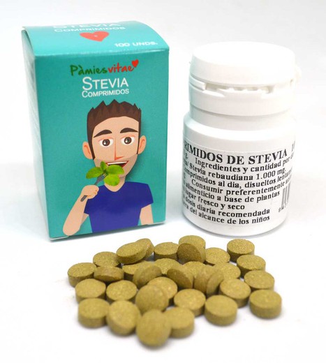 Stevia 100 Comprimits Pamies Vitae