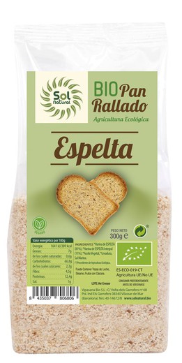 Pan Rallado De Espelta Bio 300 G