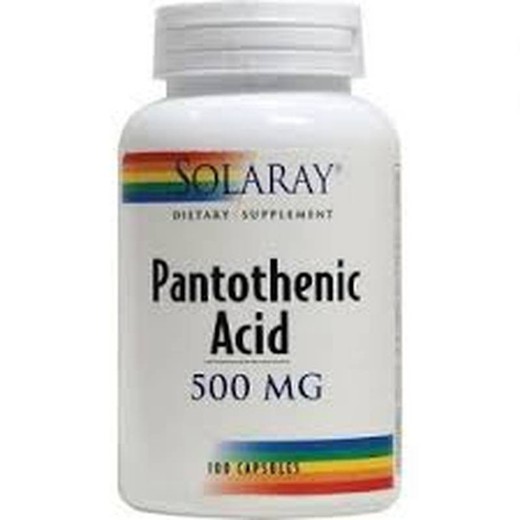 Pantothenic Acid (Solaray) 100 Cápsulas