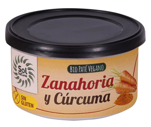 Pate Zanahoria Y Curcuma Bio 125 G