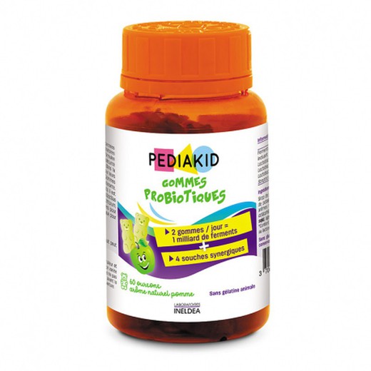 Pediakid 60 Gominolas Ositos Probioticos Manzana