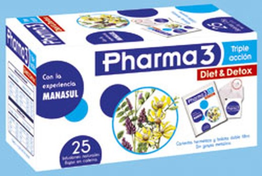 Pharma 3 Diet&Detox 25 Bolsitas