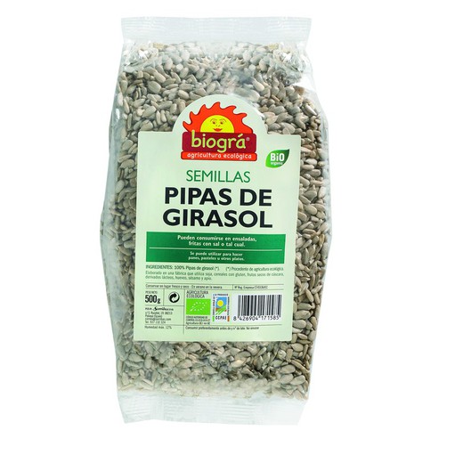 Pipas De Girasol 500g Biogra Bio