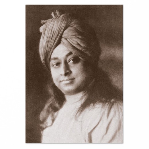 Paramahansa Yogananda En Boston 1922, Fotolitografía Sepia 12,7x17,8cm