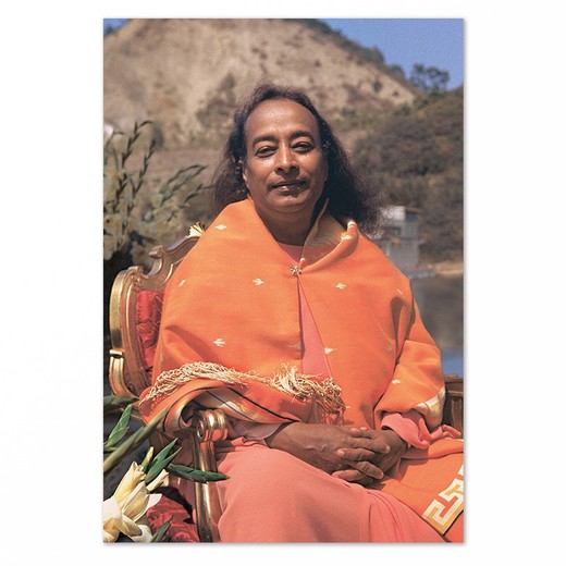 Paramahansa Yogananda En Lake Shrine A Colores 27,9x35,5cm