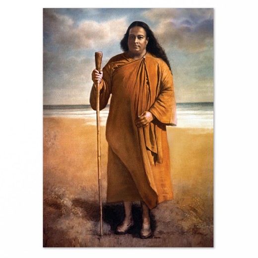 Paramahansa Yogananda, India-1935, A Colores 12,7x17,8cm