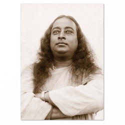 Paramahansa Yogananda Mysore India 1935 Sepia 12,7x17,8cm