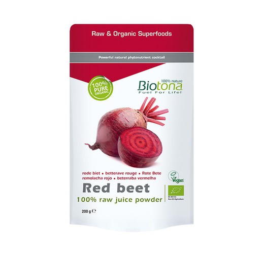 Remolacha Roja En Polvo - Red Beet Raw Powder 200g